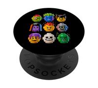 Halloween Monster Costume Builder Building Bricks Blocks PopSockets Adhesive PopGrip