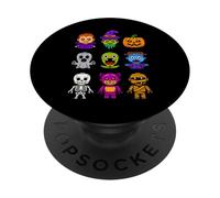 Halloween Monster Costume Builder Building Bricks Blocks PopSockets Adhesive PopGrip