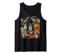 Halloween Monster Gang Witch Skull Reaper Pumpkin Horror Tank Top