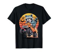 Halloween Monster Truck Raccoon Trash Panda Raccoons T-Shirt