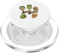 Halloween Monsters Are We Weird PopSockets PopGrip for MagSafe