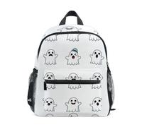 Halloween Monsters White Toddler Backpack for Girls Boys, Small Backpack, Halloween Monsters White-1, S, Cool Soccer Print Backpacks