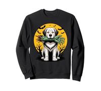 Halloween Moon Zombie Great Pyrenees Pyrenean Mountain Dog Sweatshirt