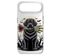 Halloween Moon Zombie Hand Newfoundland Dog Newfie Case for iPhone Air