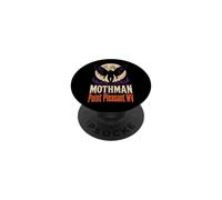 Halloween Mothman Point Pleasant WV Cryptid Full Moon PopSockets Adhesive PopGrip
