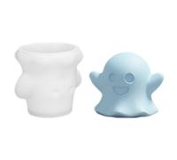 Halloween Moulds - Ghost Shape Moulds, Silicone Resin Mold Tool, Scented Wax Casting, Aromatherapy Resin, Soap Making Home at