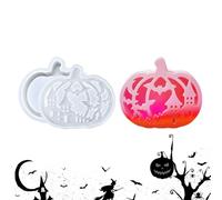 Halloween Moulds - Silicone Candle Molds | Creative Accessories for Epoxy Wax Candle Holders, Home Decoration, Halloween Table Centerpieces and Thanksgiving