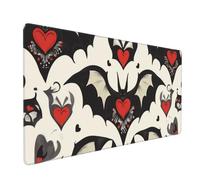 Halloween Mouse Mat xxl Gaming Mouse Pad 1400x600 mm non Slip Desk Mat,Love Extended Large Mousepad Waterproof & Durable & Stitched Edges Keyboard Mat for Home,Office,Gaming Room (56x24 Inch) 2S-733