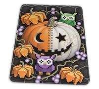 Halloween Mouse Pad - Spooky Non-Slip Gaming Desk Mat with Stitched Edges, Horror Theme Office Accessory for PC/Laptop (7.9x9.5in)