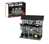 Halloween Movie House Building Set, 583PCS Moc Horror Home& Movie Characters Model Toys, Architecture Building Bricks Kit, Collectible Gifts for Horror Fans & Adults, Creative DIY Display Toy