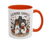 Halloween Mug - 350ml Ceramic Tea Cup for Spooky Season | Ceramic Cup with Spooky Haunted House Design, Cute Halloween Drink Mug for Family, Friends, Coworkers and Holida