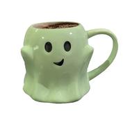 Halloween Mug | Ghost Mug 15 Oz, Reusable Tea Cups for Daily Use Parties University Book Club Holiday Rooms Dormitory Games Evenings
