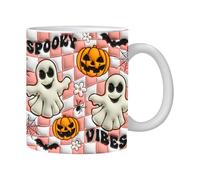 Halloween Mug, Halloween Mugs, Funny Ceramic Mug, 3D Effect Mug and Kitchen Table Decoration for Tea, Hot Chocolate