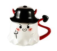 Halloween Mugs | Ceramic Halloween Ghost Mug | Holiday Decor for Family Birthday Friends Housewarming Youth Fall Boys Party Teens School Offices