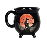 Halloween Mugs,Personalized Witches Brew, Halloween Birthday Gifts for Friends, Sisters, BFF, Family, Yourself, Witching You a Wicked Brew Cauldron Mug
