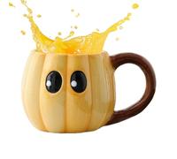 Halloween Mugs Warm Cute Big Eyes Autumn Coffee Cups