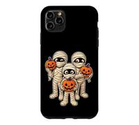 Halloween Mummy Trio Trick Or Treat Pumpkin Orange Black Case for iPhone 11 Pro Max
