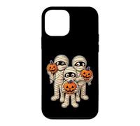 Halloween Mummy Trio Trick Or Treat Pumpkin Orange Black Case for iPhone 12 mini