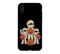Halloween Mummy Trio Trick Or Treat Pumpkin Orange Black Case for iPhone XS Max