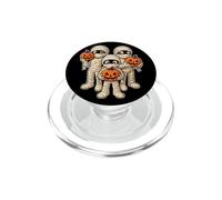 Halloween Mummy Trio Trick Or Treat Pumpkin Orange Black PopSockets PopGrip for MagSafe