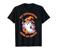 Halloween My Broomstick Runs on Coffee T-Shirt