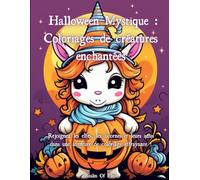 Halloween Mystique : Coloriages de créatures enchantées: Rejoignez les elfes, les licornes et leurs amis dans une aventure de coloriage effrayante!