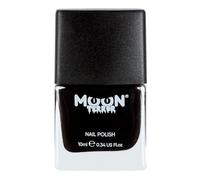 Halloween Nail Polish by Moon Terror | 10ml | Midnight Black | SFX Make up, Special effects Make up, Nail Varnish