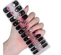 Halloween Nails Strips Semi Cured Gels Glow In Dark Stickers Art Decoration Polish Stickers Semi Cured