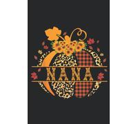 Halloween Nana Leopard Pumpkin Sunflower Grandma Buffalo: Daily Planner Notepad To Do Schedule, Medium 6x9 Inches, 120 Pages, Printed Cover