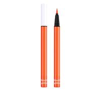 Halloween Neon Makeup UV Pen,UV Neon Liquid Eyeliner Fluorescent Matte Colored Eyeliners Pen,Glows Under Black Light Festival Accessories Body Painting Color Body Painting Pen Neon Party (Orange)