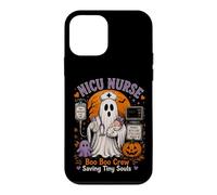 Halloween NICU Nurse Ghost Boo Crew Design Case for iPhone 12 mini