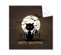 Halloween Night Cat Catoon Glasses Cloth Cleaning Cloth Gift Phone Screen Cleaner 5pcs