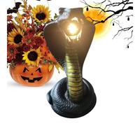 Halloween Night Light Snake - Desk Lamp Haunted Snake, Creepy Figure Decor, Decorative Lighting Props | Stylish Night Light for Room Decor, Study, Apartment Festive Christmas Atmosphere
