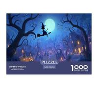 Halloween_night_scene Jigsaw Puzzles for Adults Kids Interesting Puzzles 1000 Pieces Impossible Puzzle Home Decoration Gifts 70x50cm/1000pcs