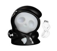 Halloween Nightlight, Rechargeable USB Powered, 8.4x7.3x9.2cm, Bathroom Soft Halloween Lamp, Living Room Spooky Light, Cozy Glow, for Tabletop, Bedroom