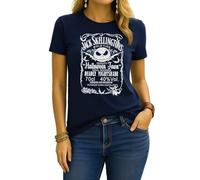 Halloween Nightmare Jack Skellington Before Christmas Film | Christmas Women's T-Shirt, navy blue, 3XL