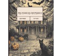 Halloween Notebook | 120 Lined Pages with Spooky Halloween Coloring Illustrations