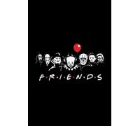 Halloween Notebook Horror Movies Characters: Lined Journal 6 x 9, 120 Page for Journaling your Thoughts & Ideas with 2022/2023 Calendar, for School, ... Great Gift For Teens, Students, Men & Women.