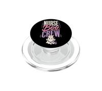 Halloween Nurse Boo Crew Ghost Spooky Squad Gift PopSockets PopGrip for MagSafe