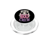 Halloween Nurse Boo Crew Ghost Spooky Squad Gift PopSockets PopGrip for MagSafe