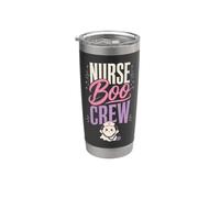 Halloween Nurse Boo Crew Ghost Spooky Squad Gift Stainless Steel Insulated Tumbler