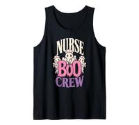Halloween Nurse Boo Crew Ghost Spooky Squad Gift Tank Top