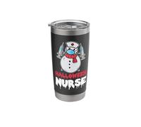 Halloween Nurse Snowman Halloween Stainless Steel Insulated Tumbler
