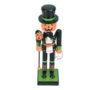Halloween Nutcracker Figures, 9.84 Inch Wooden Nutcracker Soldiers Statue, Spooky Halloween Table Ornaments For Goody Bag Fillers, Party Holiday Home Decor