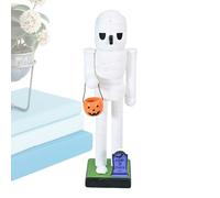 Halloween Nutcracker Figures - Halloween Nutcracker | Collectible Nutcrackers | Adds Gothic charm to seasonal setups, great gift for collectors or spooky home accen