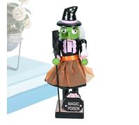 Halloween Nutcracker Figures - Halloween Nutcracker | Collectible Nutcrackers | Adds Gothic charm to seasonal setups, great gift for collectors or spooky home accen