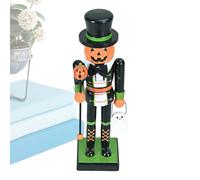Halloween Nutcracker | Nutcracker Witch Desk Figurine | Small Statue for Scary Decoration Gift Idea for Home Showcase Shelf Party