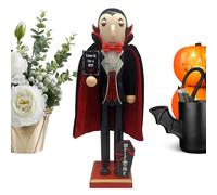Halloween Nutcracker - Vampires Skeleton Figurines Decor | Wooden Halloween Skull Nutcracker,for Kitchen Fireplace Party Cabinet Tabletop Window Table Counter