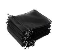 Halloween Organza Treat Bags Reusable Ventilated Pouches With Web & Witch Design For Parties Halloween Party Supplies Bags