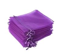 Halloween Organza Treat Bags Reusable Ventilated Pouches With Web & Witch Design For Parties Portable Halloween Party Bags